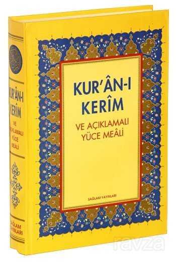 Kur'an-ı Kerim ve Açıklamalı Yüce Meali Orta boy 3lü meal - 1