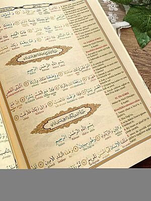 Kur’an-i Kerim ve Satir Arasi Kelime Meali Açiklamali Mor Orta Boy - 3