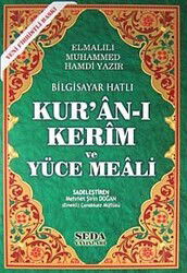 Kur’an-ı Kerim ve Yüce Meali / Bilgisayar Hatlı - Fihristli - Rahle Boy (Kod:150) - Seda Yayınları