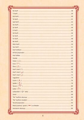 Kuran-ı Kerimi Tecvid ile Okumaya Hazırlık Elifbası - 3