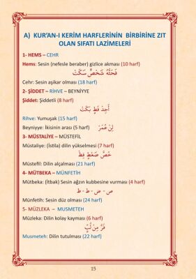 Kuran-ı Kerimi Tecvid ile Okumaya Hazırlık Elifbası - 8