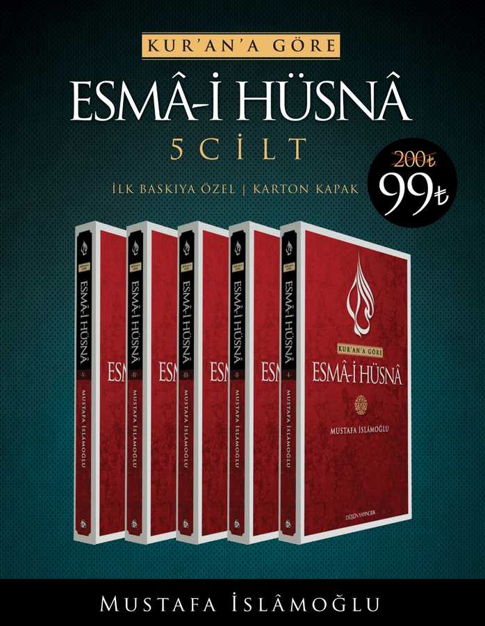Kur’an’a Göre Esmai Hüsna (5 Cilt) (Karton Kapak) - Düşün Yayıncılık