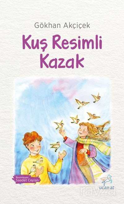 Kuş Resimli Kazak - Uçan At