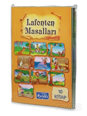 Lafonten Masalları +7 Yaş ve Üzeri Renkli Resimli (10 Kitap Set) - 1