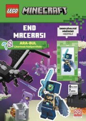 Lego Mınecraft End Macerası Ara-Bul Çıkartmalı Faaliyet Kitabı (Ender Şövalyesi Minifügür Hediyeli) - Beta Kids