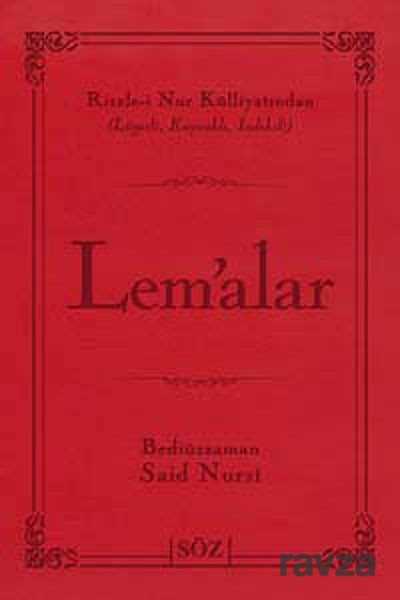 Lem'alar (Şamua, İki Renk, İthal Termo Deri Cilt Büyük Boy) - Söz Basım Yayın