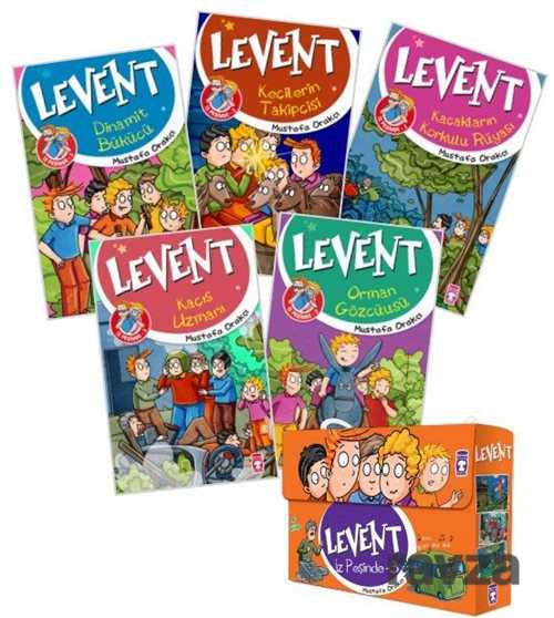 Levent İz Peşinde 3 (5 Kitap) - Timaş Çocuk Yayınları