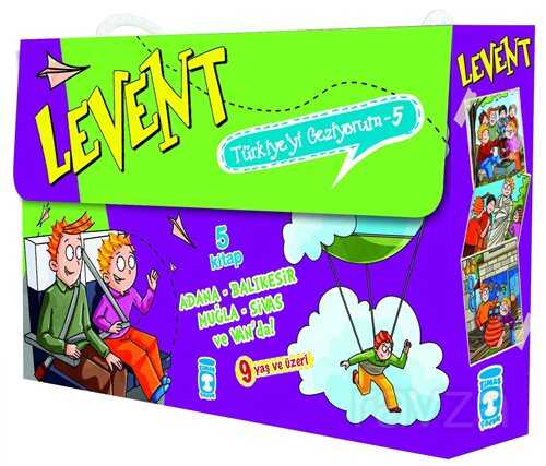 Levent Türkiye'yi Geziyorum 5 Set (5 Kitap) - Timaş Çocuk Yayınları