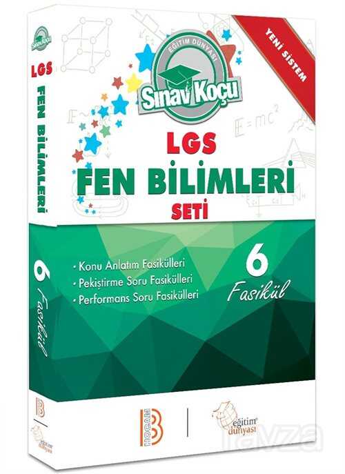 LGS 8.SINIF Sınav Koçu Fen Bilimleri Seti 6 Fasikül - 1