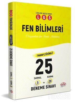 LGS Fen Bilimleri (5 Sarmal + 20 Karma) 25 Deneme Sınavı - 1