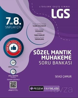 LGS Sözel Mantık Muhakeme Soru Bankası - 1