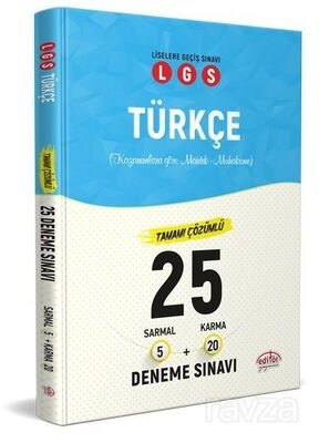 LGS Türkçe (5 Sarmal + 20 Karma) 25 Deneme Sınavı - 1