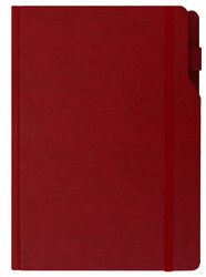 Lüks Termo Deri Defter - Kirmizi - Ravzakitap Kampanya