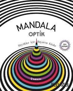 Mandala - Optik Büyükler İçin Boyama Kitabı - İnkılap Kitabevi