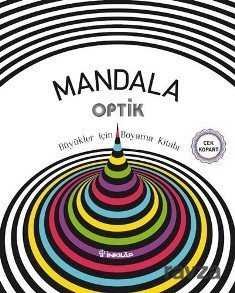 Mandala - Optik Büyükler İçin Boyama Kitabı - 1