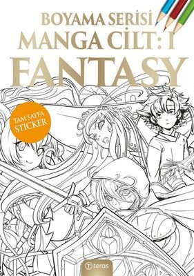 Manga Boyama Cilt I: Fantasy - 1
