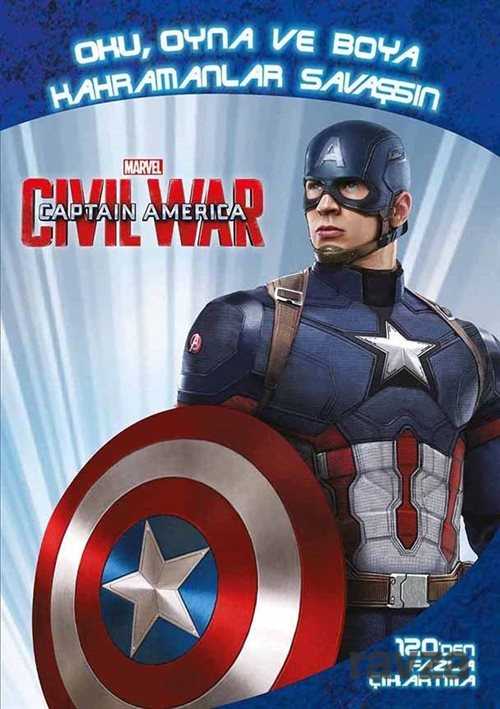 Marvel Captain America Civil War: Oku, Oyna ve Boya, Kahramanlar Savaşsın - Beta Kids