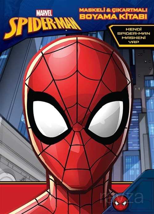 Marvel Spider-Man Maskeli ve Çıkartmalı Boyama Kitabı - 1