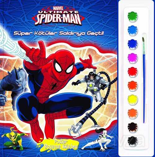 Marvel Ultimate Spider-Man Poster Boyama Kitabım - 1