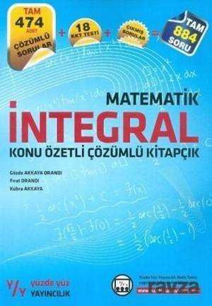 Matematik İntegral Konu Özetli Çözümlü Kitapçık - 1