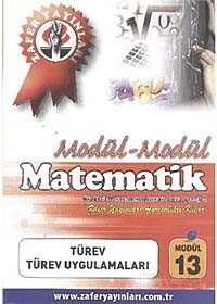 Matematik Modül -13 / Türev-Türev Uygulamaları - 1