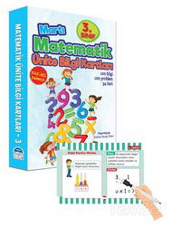 Matematik Ünite Bilgi Kartları 3. Sınıf/Yaz-Sil Özellikli - Martı Okul Yayınları