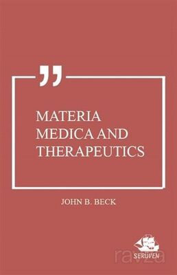 Materia Medica and Therapeutics - 1