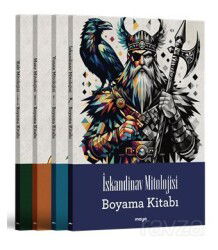 Maya Mitoloji Boyama Seti - 4 Kitap - Maya Kitap