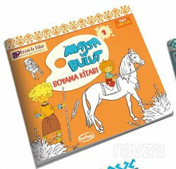 Maysa ve Bulut Boyama Kitabı 1 - Burhan Yayınları