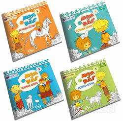 Maysa ve Bulut Boyama Kitapları Seti (4 Kitap) - Burhan Yayınları