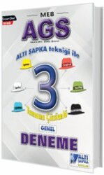 MEB-AGS Altışapka Tekniği ile 3 Tamamı Çözümlü Deneme - Altı Şapka Yayınları