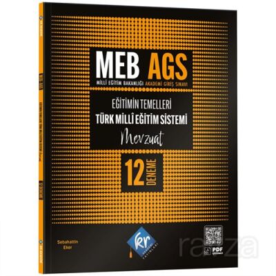 MEB AGS Eğitimin Temelleri ve Türk Milli Eğitim Sistemi Mevzuat 12 Deneme - 1