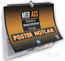 MEB AGS Eğitimin Temelleri ve Türk Milli Eğitim Sistemi Mevzuat Poster Notlar - KR Eğitim Yayınları