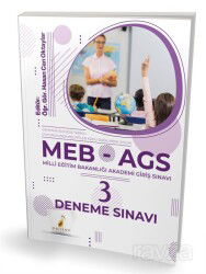 MEB - AGS Hazırlık 3 Deneme Sınavı - Pelikan Tıp Teknik Yayınları