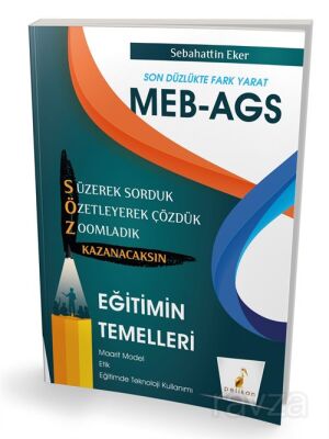 MEB - AGS Hazırlık Eğitimin Temelleri Söz Kazanacaksın Soru Bankası - 1