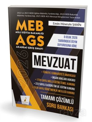 MEB - AGS Hazırlık Mevzuat Tamamı Çözümlü Soru Bankası - 1
