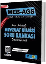 MEB-AGS Konu Anlatımlı Mevzuat Bilgisi Soru Bankası - Tasarı Yayıncılık