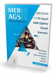MEB - AGS Mevzuat Bilgisi 1739 Sayılı Milli Eğitim Temel Kanunu Konu Anlatımlı Video Fasikül - Pelikan Tıp Teknik Yayınları