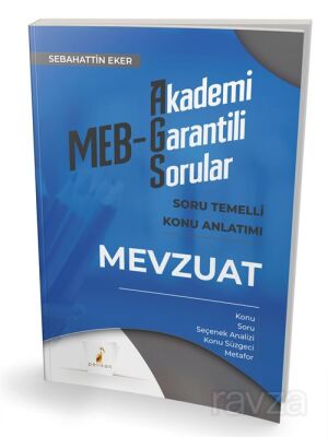 MEB AGS Mevzuat Soru Temelli Konu Anlatımı - 1