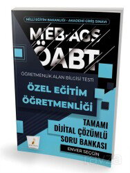 MEB-AGS ÖABT Özel Eğitim Öğretmenliği Tamamı Çözümlü Soru Bankası - Pelikan Tıp Teknik Yayınları