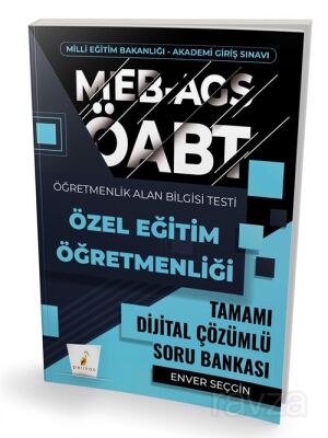 MEB-AGS ÖABT Özel Eğitim Öğretmenliği Tamamı Çözümlü Soru Bankası - Pelikan Tıp Teknik Yayınları