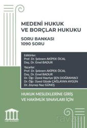 Medeni Hukuk ve Borçlar Hukuku Soru Bankası - Hukuk Mesleklerine Giriş Sınavına Hazırlık - Adalet Yayınevi