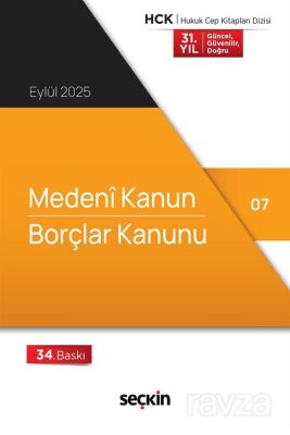 Medeni Kanun - Borçlar Kanunu (Cep Kitabı) - 1