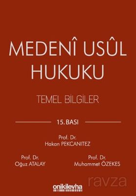 Medeni Usul Hukuku Temel Bilgiler - 1
