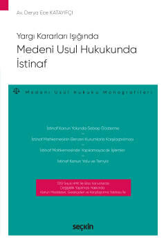 Medeni Usul Hukukunda İstinaf Medeni Usul Hukuku Monografileri - 1