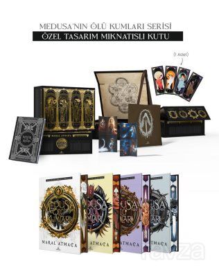 Medusa'nın Ölü Kumları Serisi (Hediyeli Yan Boyamalı Mıknatıslı Kutu) - 1