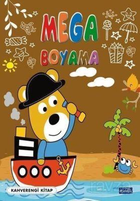 Mega Boyama-Kahverengi Kitap - 1