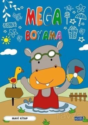 Mega Boyama-Mavi Kitap - 1