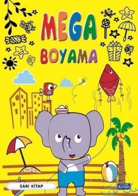 Mega Boyama-Sarı Kitap - 1