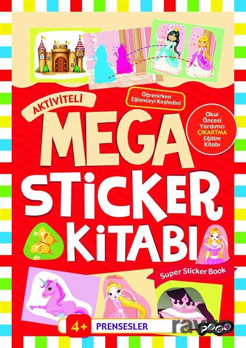 Mega Sticker Kitabı / Prensesler - 1